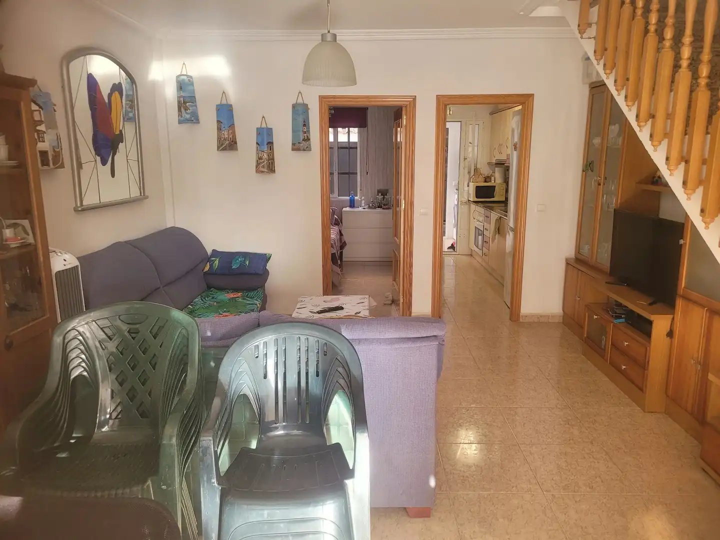 Living room of Detached homes for sale in San Pedro del Pinatar  with Air Conditioner, Terrace and Storage room