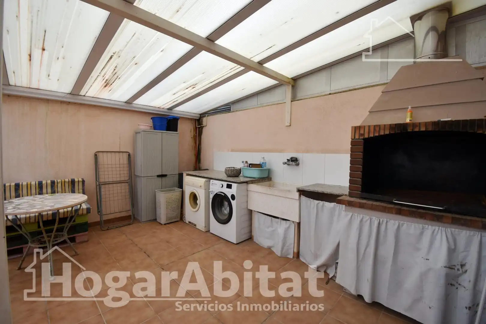 Cocina de Casa adosada en venta en Almazora / Almassora con Aire acondicionado, Calefacción y Terraza
