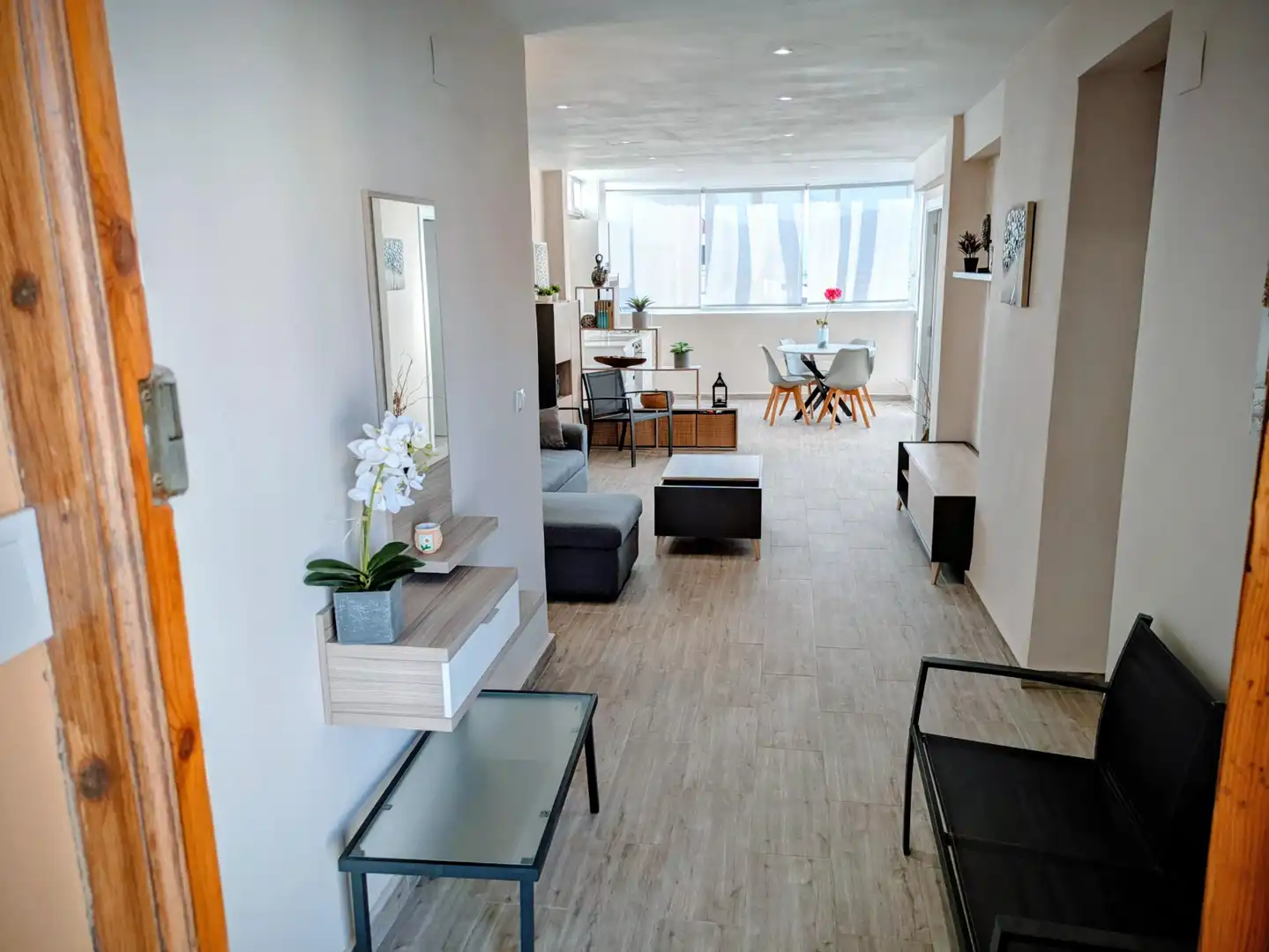 Wohnzimmer von Dachboden zum Verkauf in Cullera mit Terrasse und Möbliert