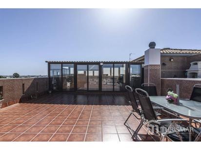 Terrasse von Einfamilien-Reihenhaus zum verkauf in Ayamonte mit Klimaanlage und Terrasse