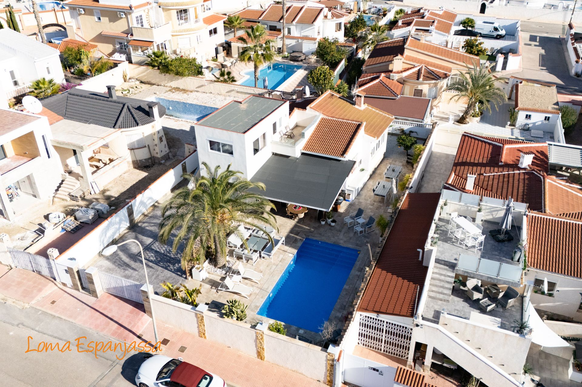 Vista exterior de Casa o xalet en venda en Rojales amb Aire condicionat, Calefacció i Jardí privat
