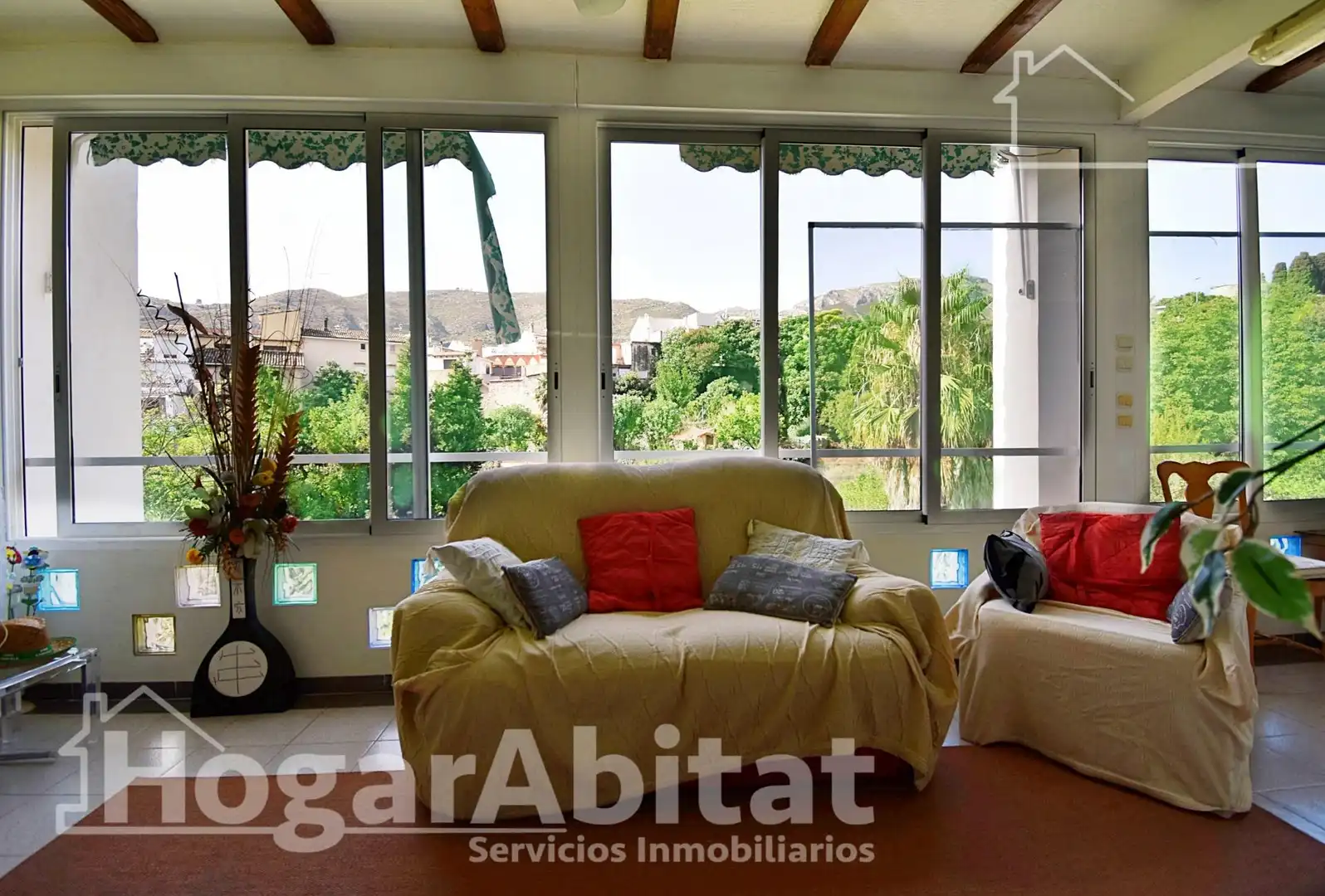 Sala de estar de Casa o chalet en venta en L'Atzúbia con Calefacción, Terraza y Trastero