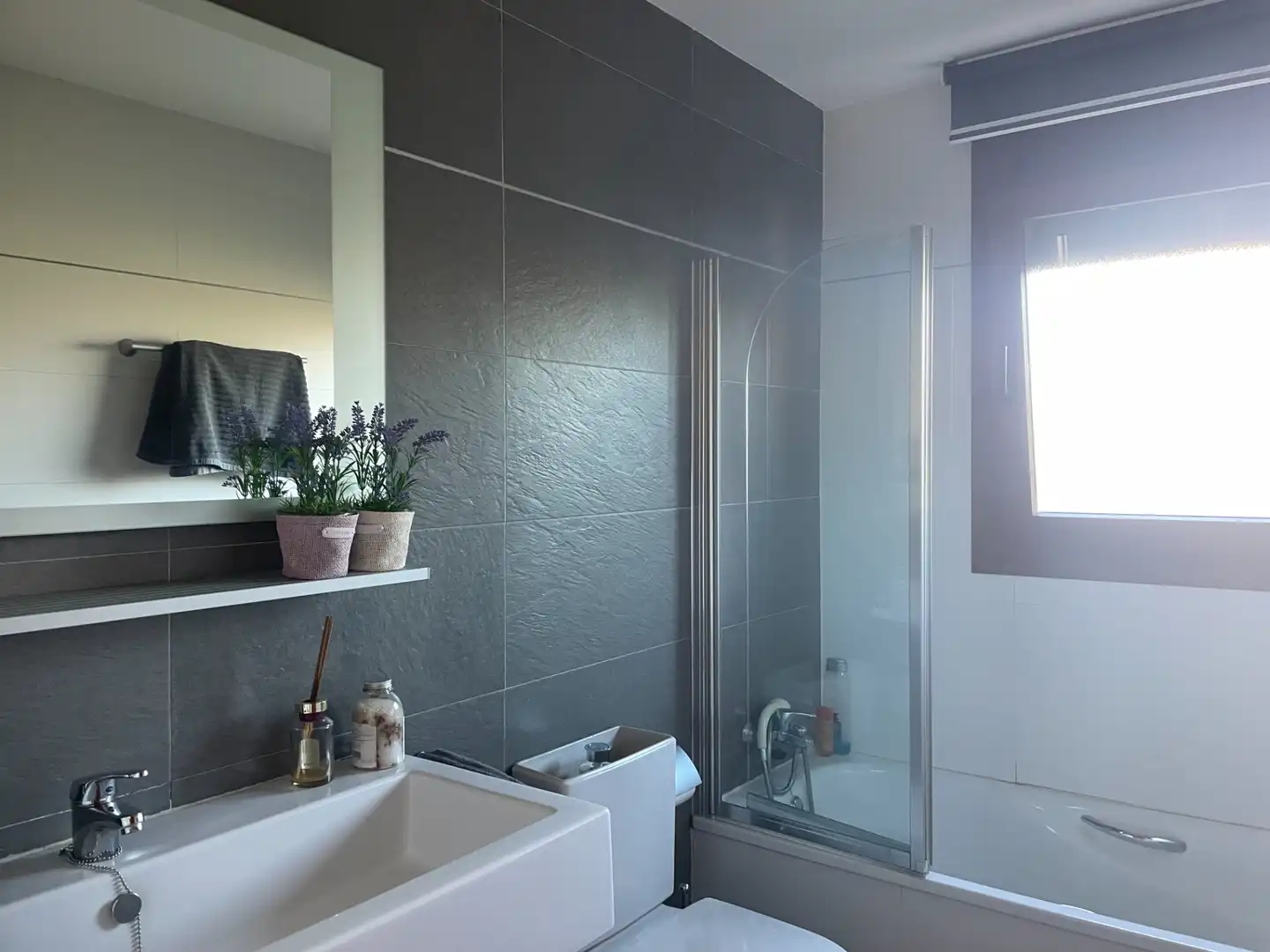 Baño de Casa o chalet en venta en Llambilles con Aire acondicionado, Calefacción y Jardín privado