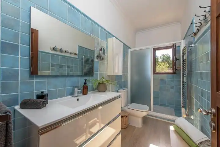 Bany de Finca rústica en venda en Felanitx amb Aire condicionat, Jardí privat i Terrassa