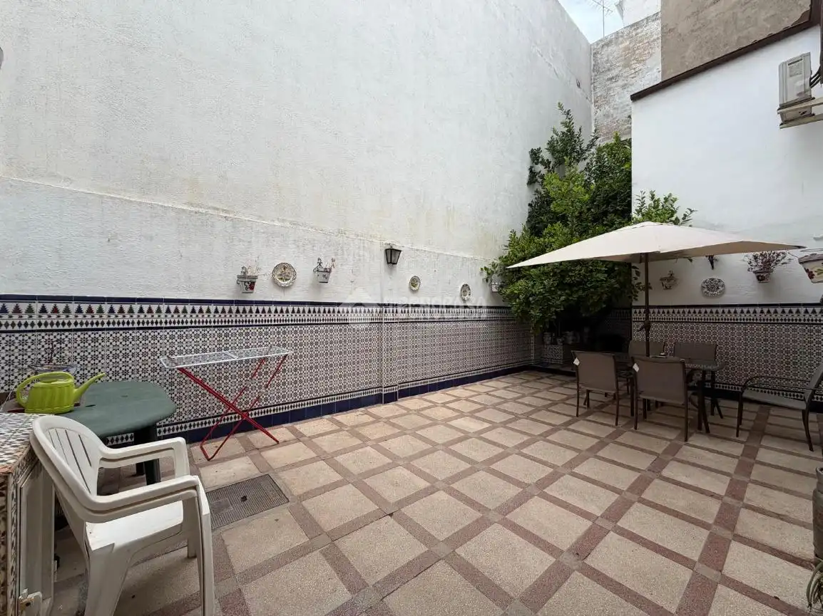 Terrasse von Einfamilien-Reihenhaus zum Verkauf in Torredonjimeno mit Klimaanlage und Balkon