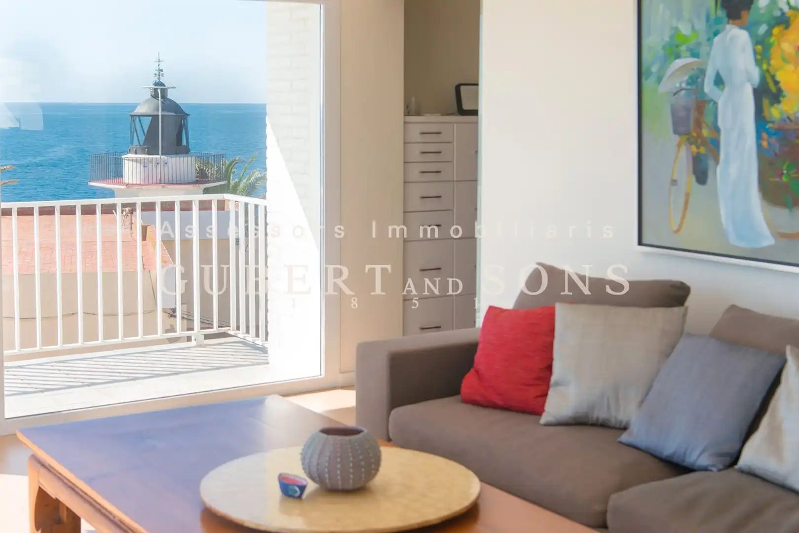 Sala de estar de Piso en venta en Palamós con Aire acondicionado, Calefacción y Terraza