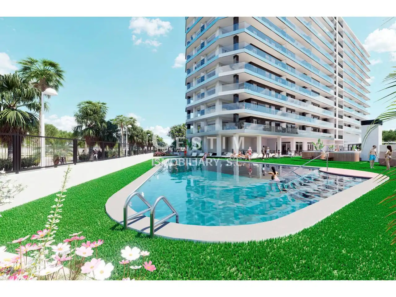 Schwimmbecken von Wohnung zum Verkauf in Cabanes mit Klimaanlage, Heizung und Terrasse