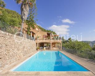 Exterior view of House or chalet for sale in Valldemossa  with Private garden, Terrace and Swimming Pool