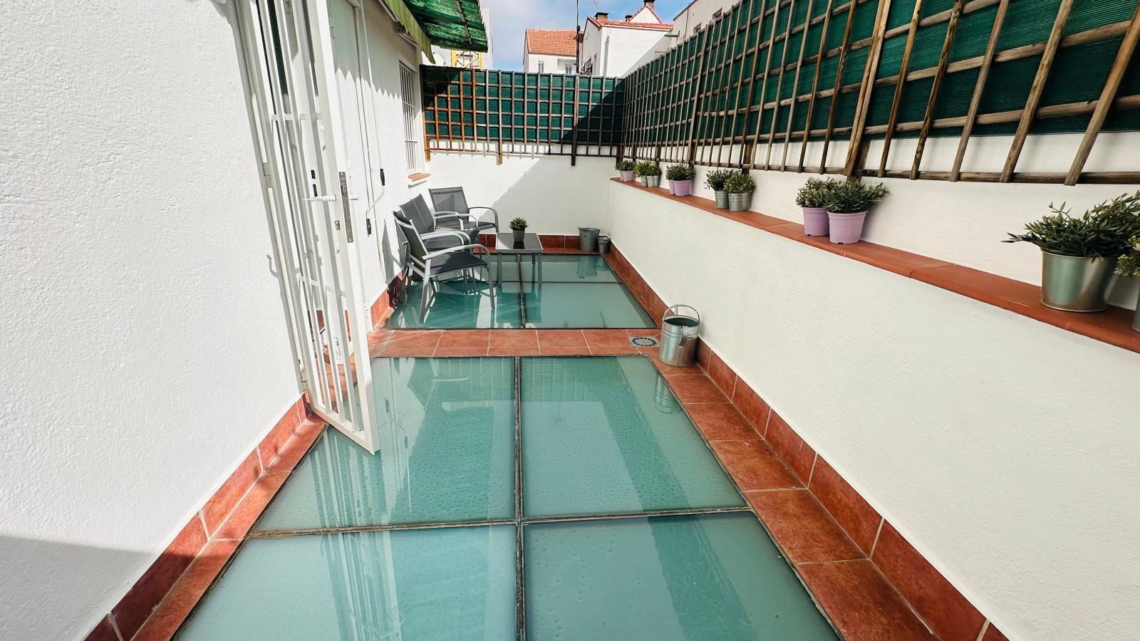 Terrace of Flat for rent in  Madrid Capital  with Air Conditioner, Heating and Furnished