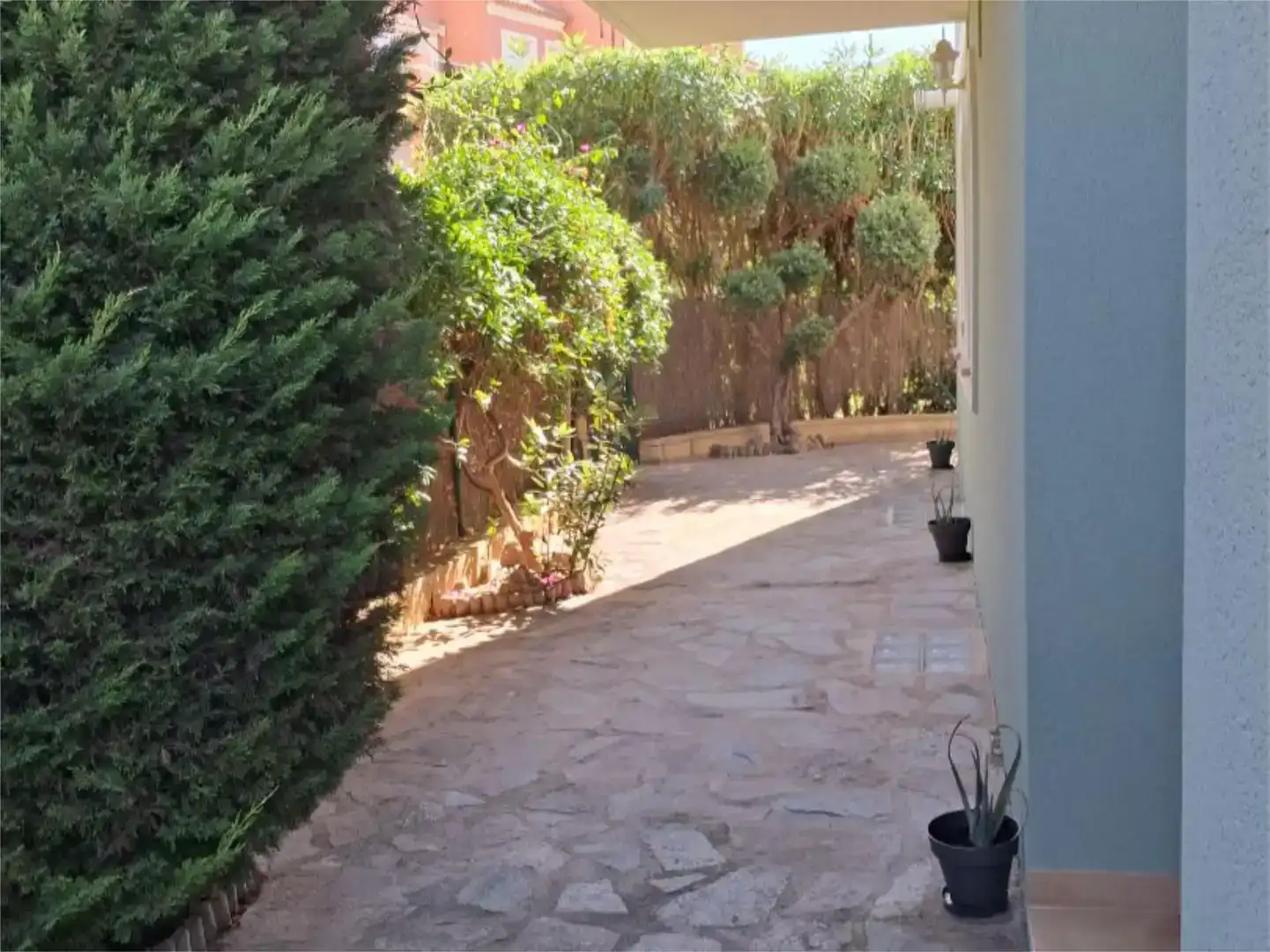 Terrasse von Wohnungen zur Miete in Calpe / Calp mit Schwimmbad