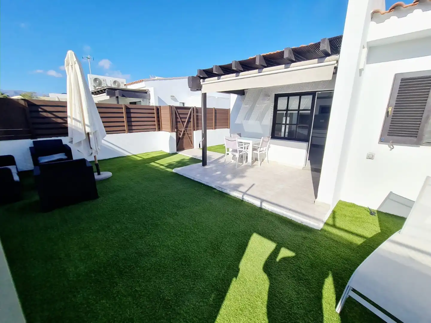 Terrassa de Casa o xalet de lloguer en San Bartolomé de Tirajana amb Aire condicionat, Jardí privat i Terrassa