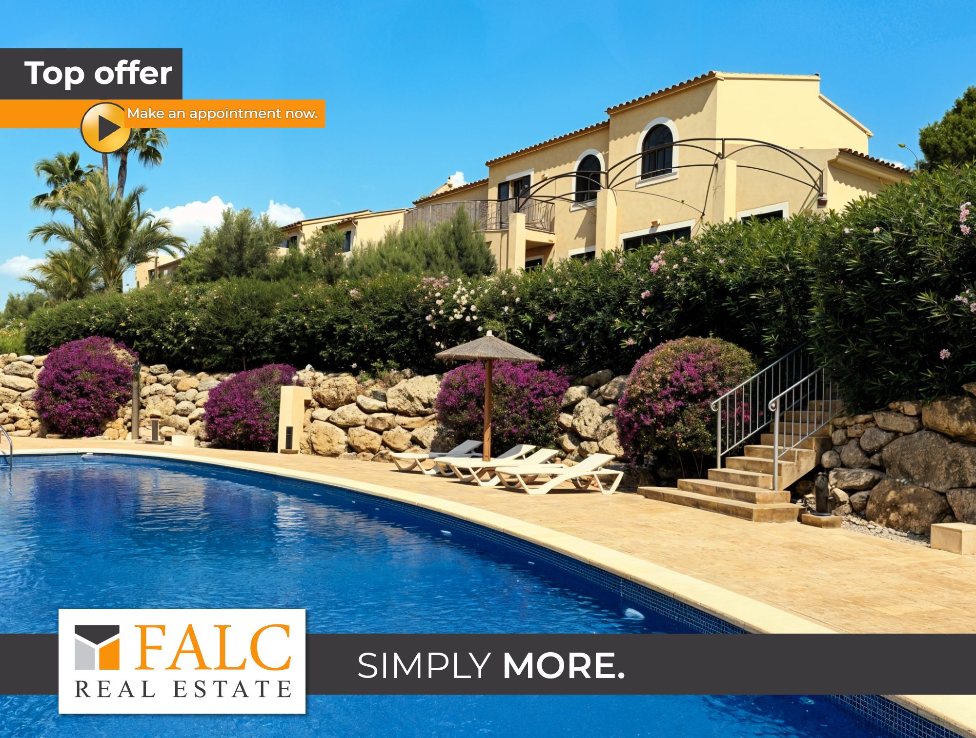 Exterior view of Single-family semi-detached for sale in Manacor  with Private garden and Community pool
