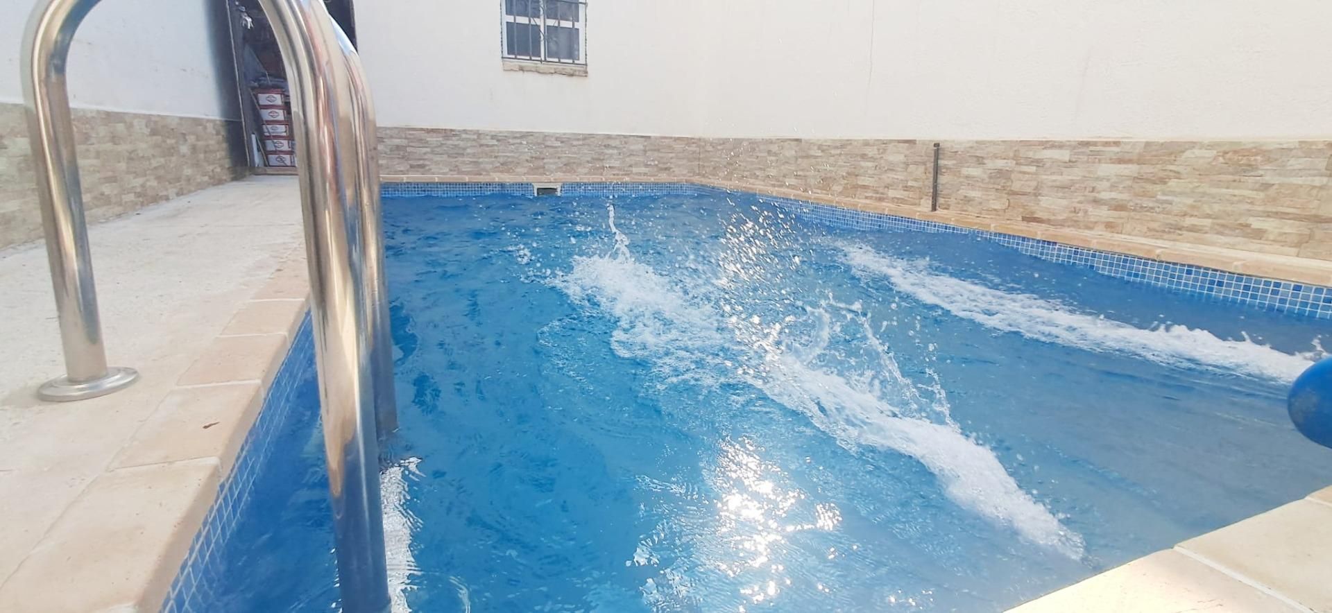 Swimming pool of Single-family semi-detached for sale in Utrera  with Air Conditioner, Storage room and Swimming Pool