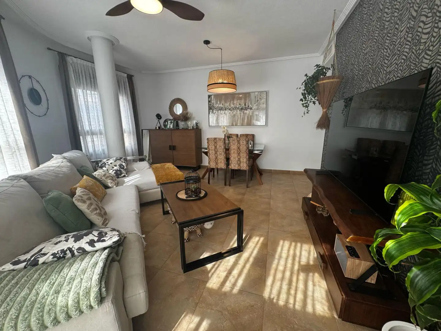 Sala d'estar de Apartament en venda en Almoradí amb Aire condicionat, Terrassa i Traster