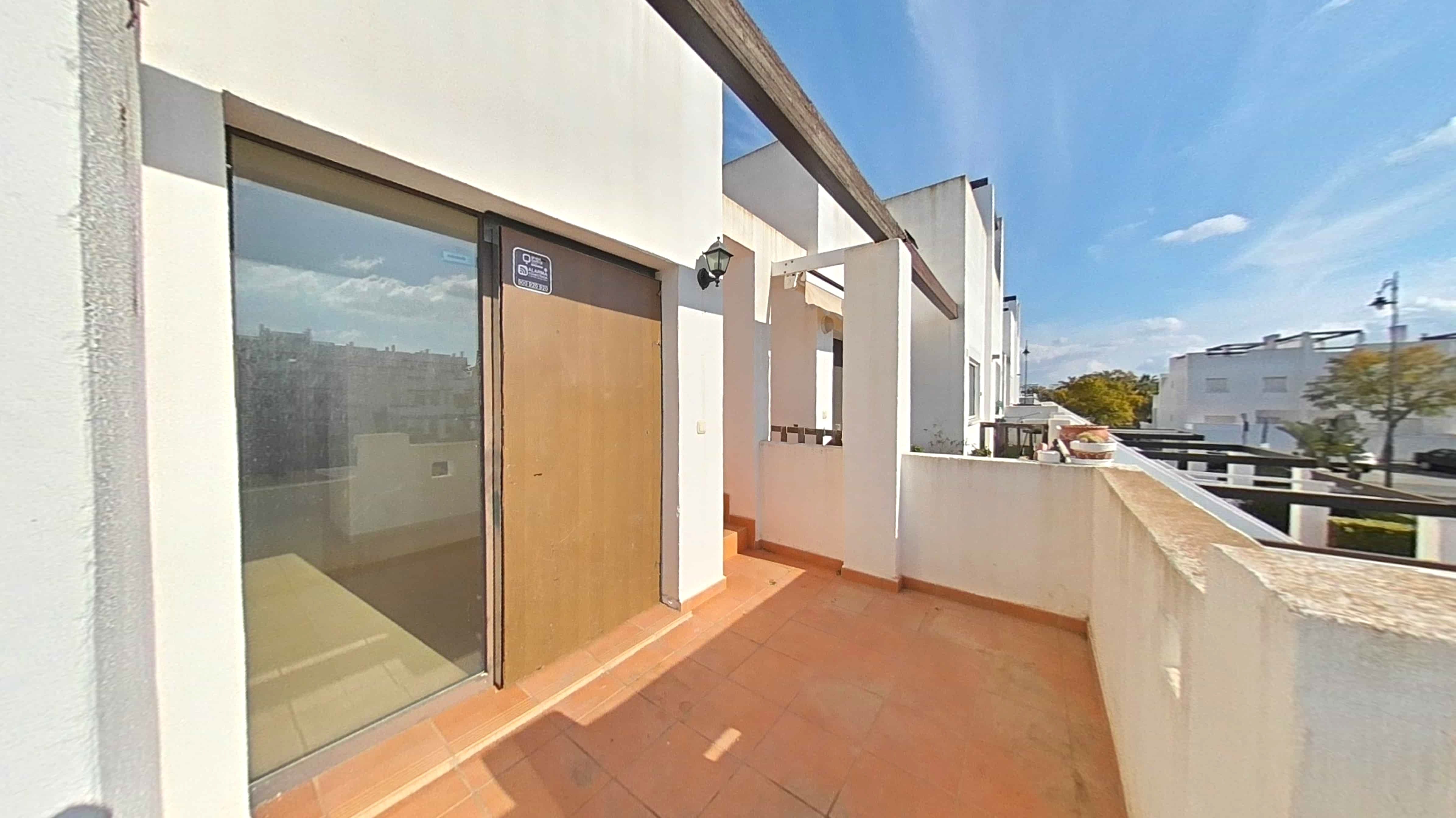 Terrassa de Casa adosada en venda en Alhama de Murcia amb Jardí privat i Piscina