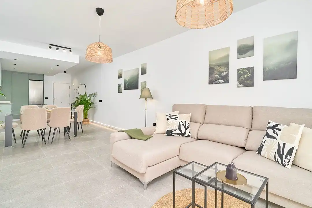 Sala d'estar de Apartament en venda en Torrox amb Aire condicionat, Calefacció i Terrassa
