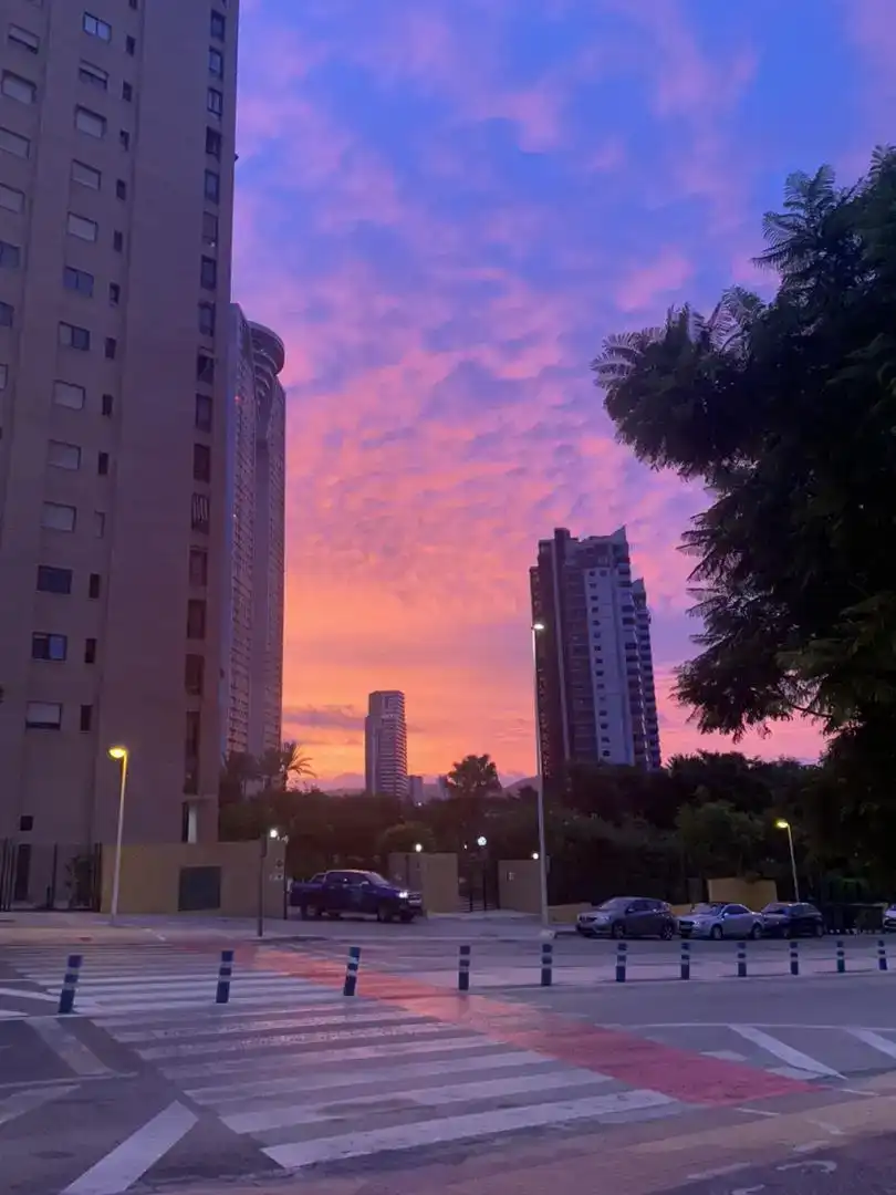 Exterior view of Flat for rent in Benidorm  with Air Conditioner, Private garden and Swimming Pool