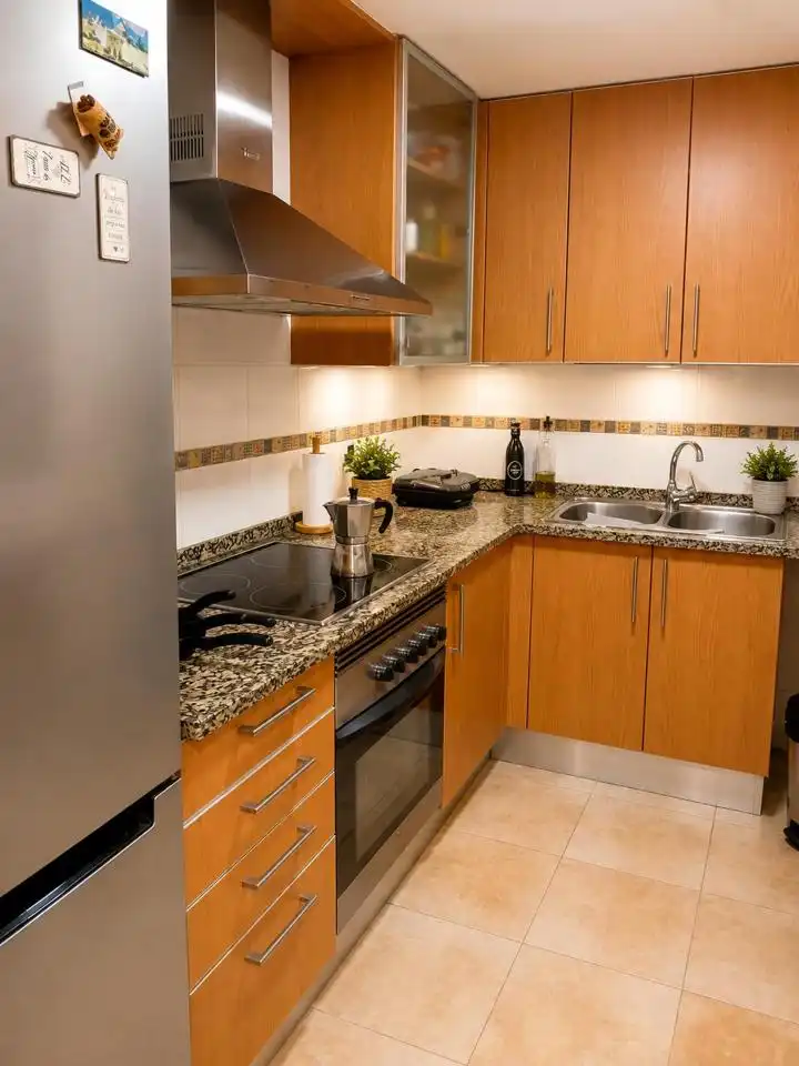 Cocina de Piso en venta en Malgrat de Mar con Aire acondicionado, Calefacción y Amueblado