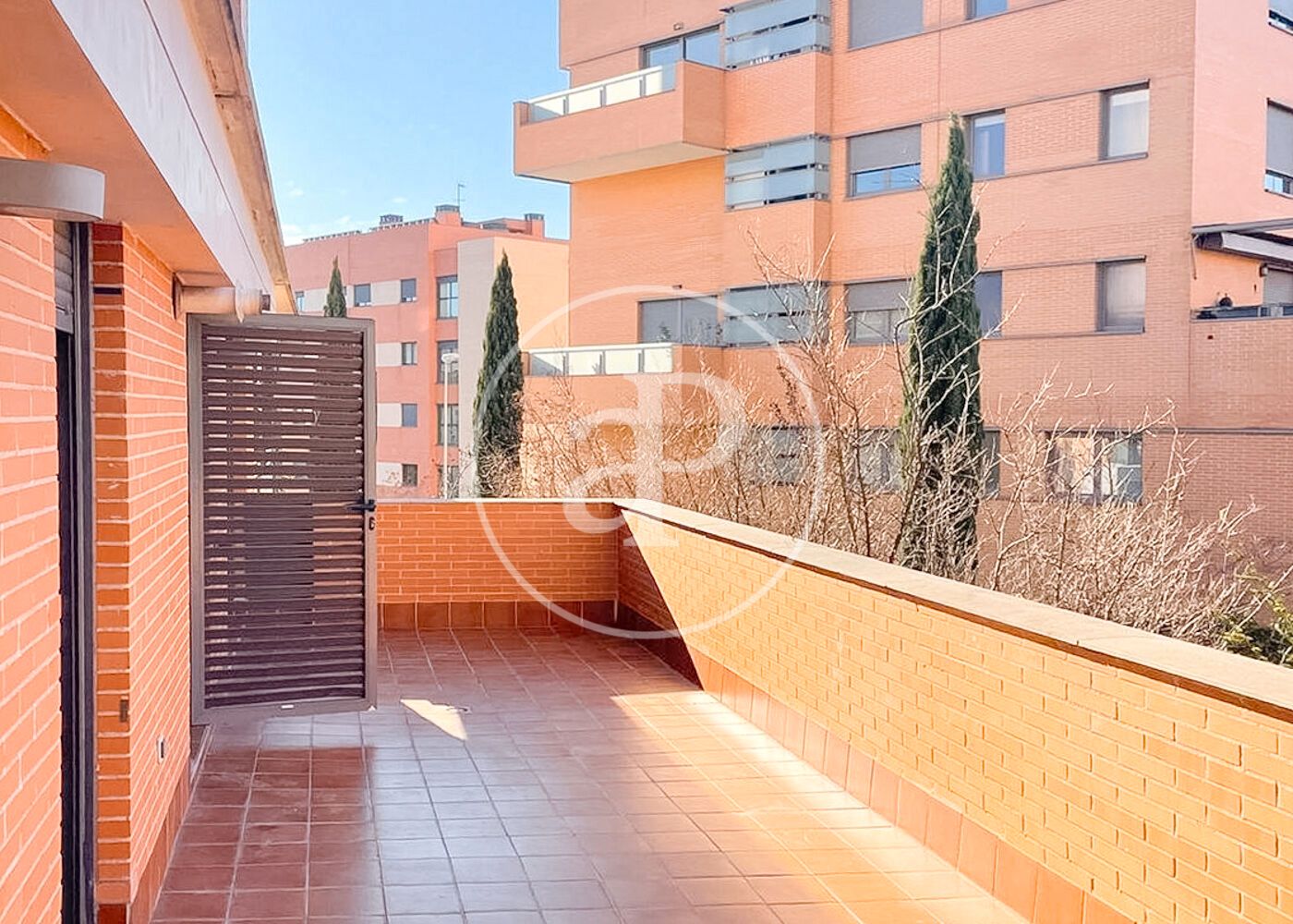 Terrace of Flat for sale in  Madrid Capital  with Air Conditioner, Heating and Private garden