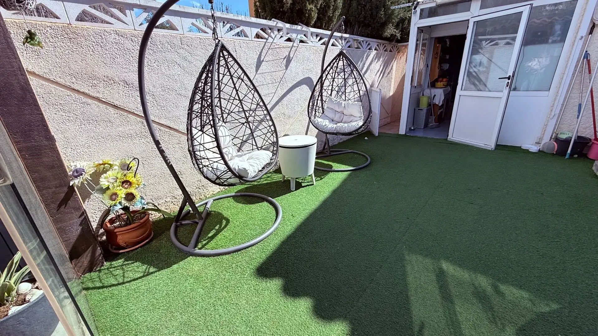 Terrace of Detached homes for sale in La Nucia  with Air Conditioner, Heating and Private garden