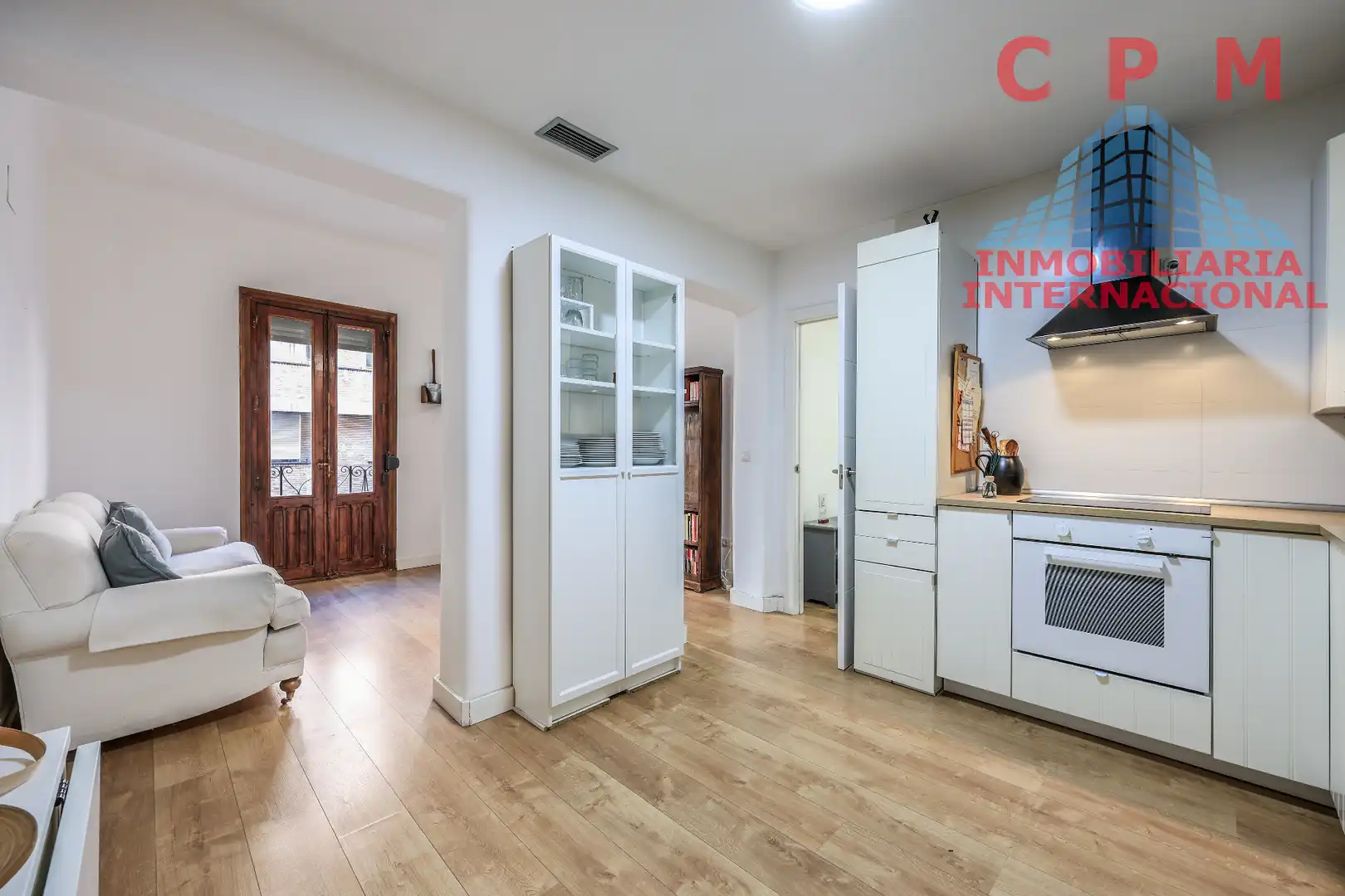 Küche von Wohnung zur Miete in Madrid mit Klimaanlage, Heizung und Parkett