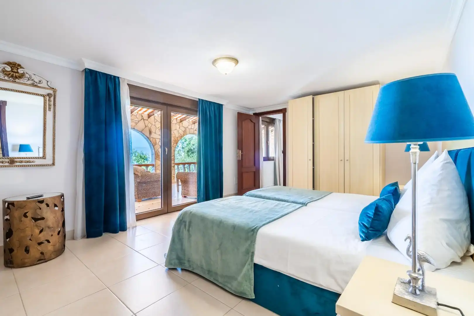 Dormitori de Casa o xalet en venda en Guía de Isora amb Aire condicionat, Jardí privat i Terrassa