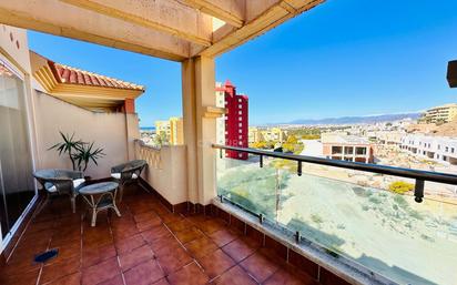 Terrace of Flat for sale in El Ejido  with Terrace, Swimming Pool and Furnished