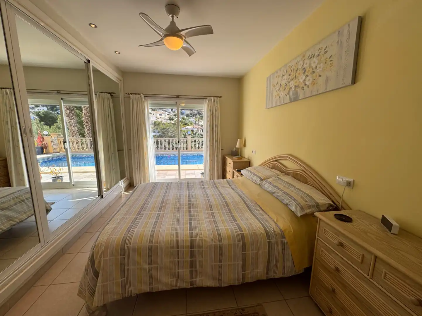 Bedroom of Houses for sale in Benissa  with Air Conditioner, Heating and Private garden