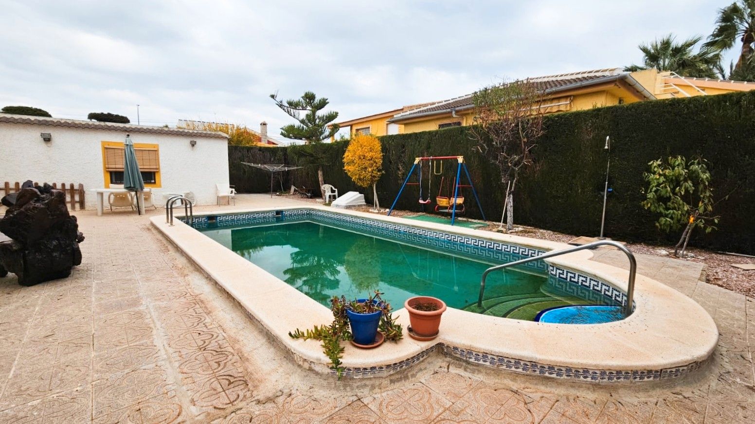 Swimming pool of House or chalet for sale in Los Alcázares  with Air Conditioner, Private garden and Terrace