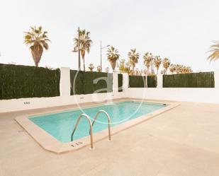 Swimming pool of Flat to rent in  Valencia Capital  with Air Conditioner, Heating and Furnished