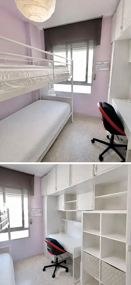 Bedroom of Flat for sale in Málaga  with Air Conditioner, Terrace and Furnished