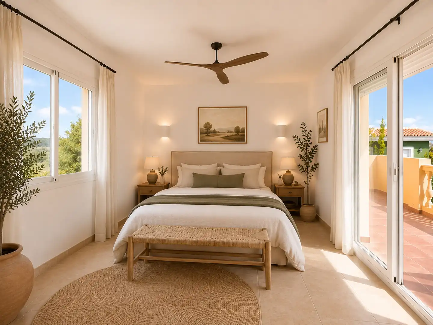 Schlafzimmer von Haus oder Chalet zum Verkauf in Coín mit Privatgarten, Terrasse und Abstellraum