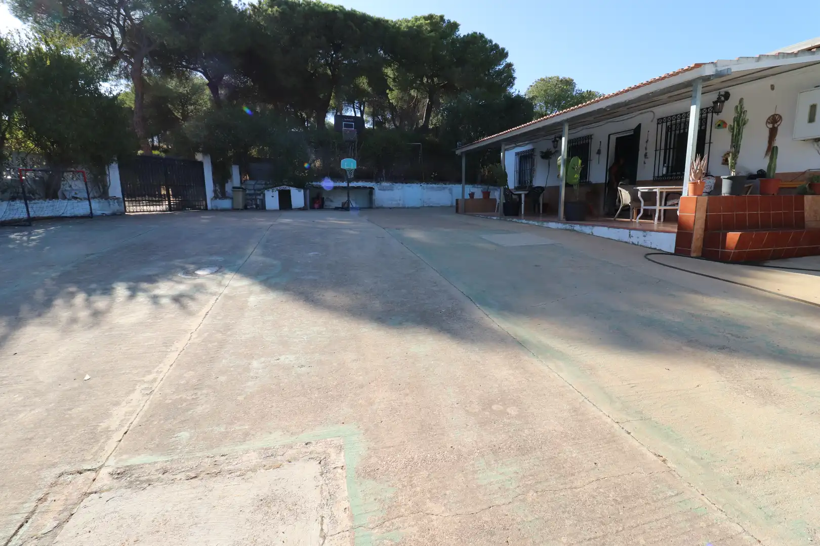 Jardí de Finca rústica en venda en Aljaraque amb Jardí privat, Piscina i Moblat