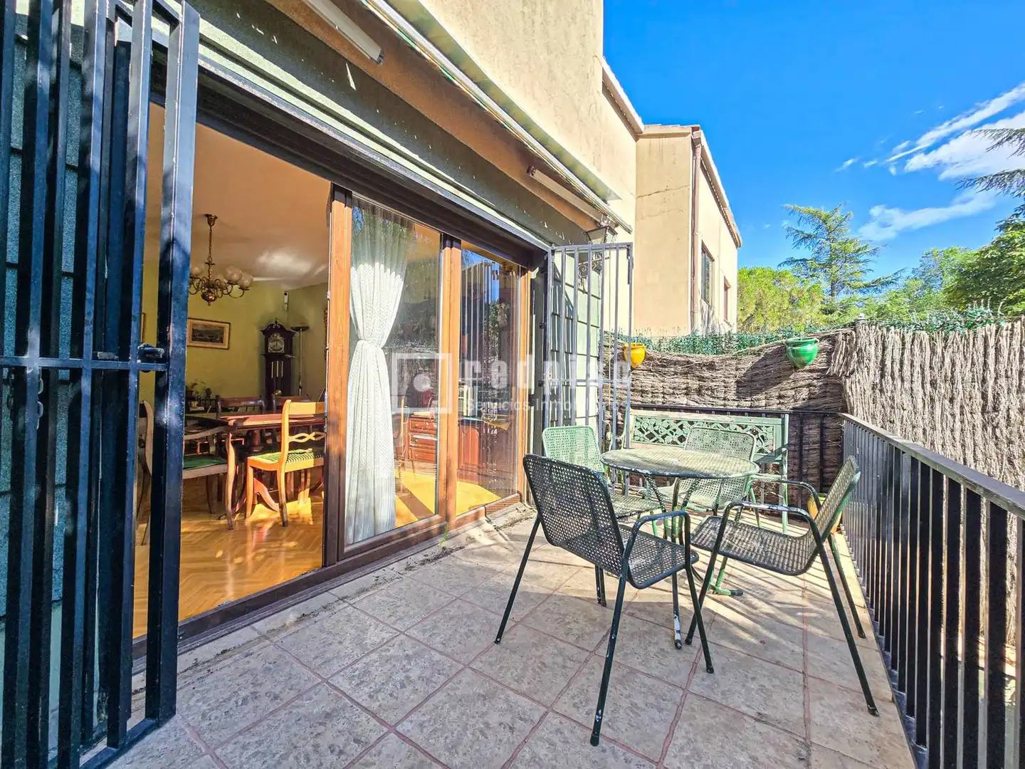 Terrassa de Casa o xalet en venda en Collado Villalba amb Calefacció, Jardí privat i Terrassa