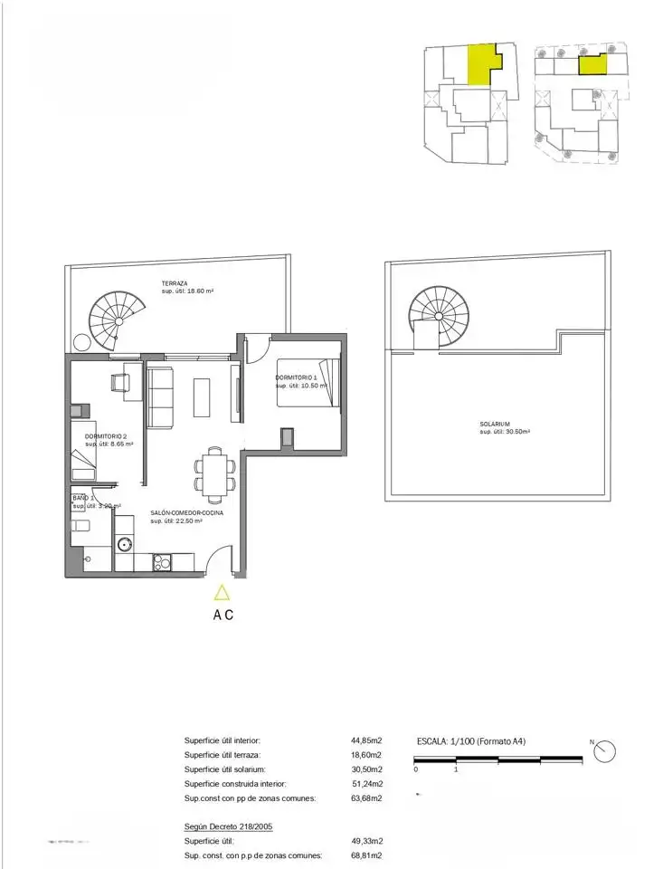 Penthouse with lift for sale in Las Lagunas, imagen 6