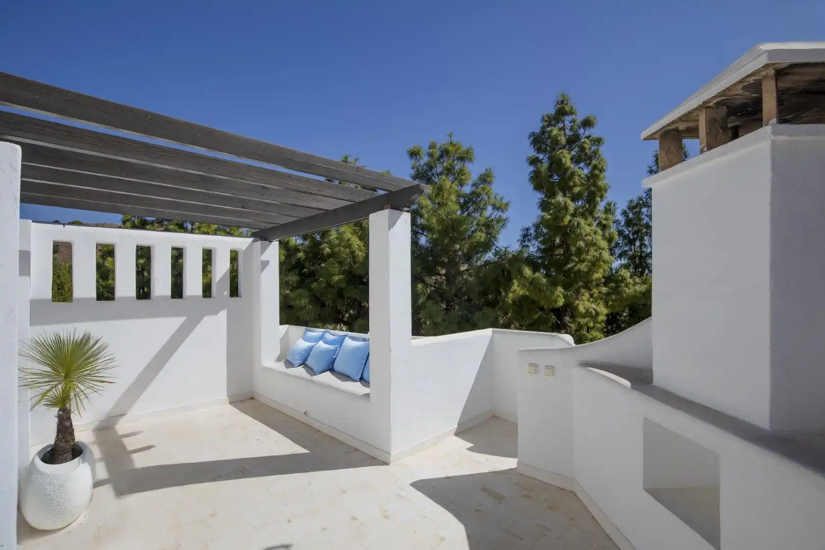 Terraza de Casa adosada en venta en Mijas con Jardín privado, Terraza y Amueblado
