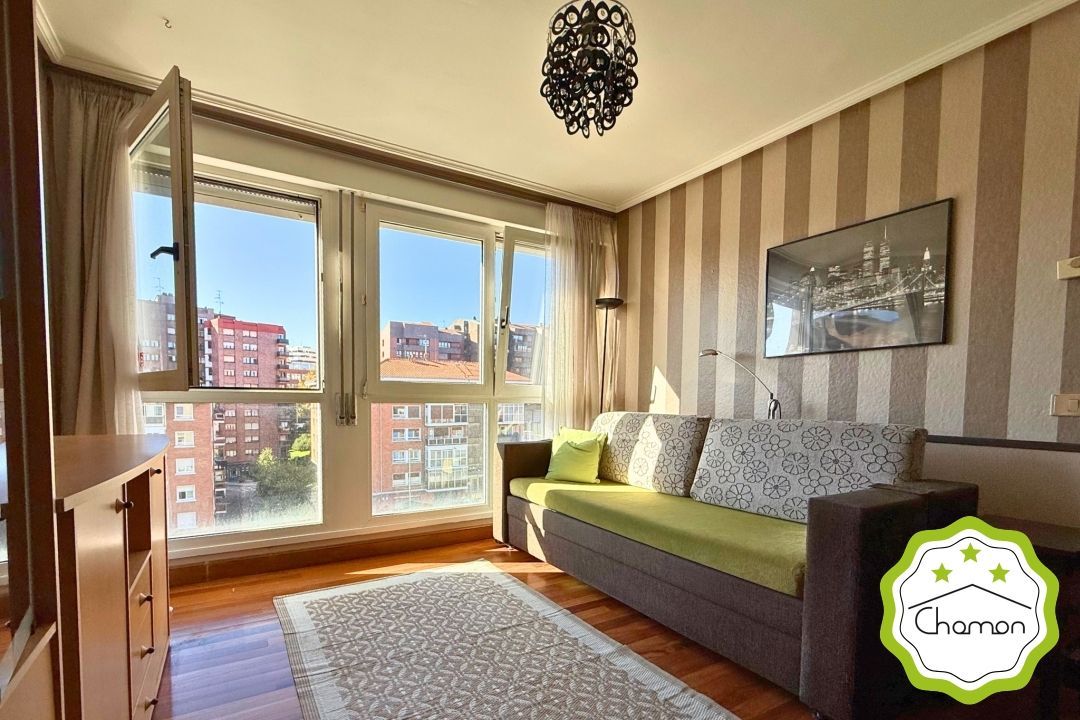 Sala de estar de Piso de alquiler en Leioa con Calefacción