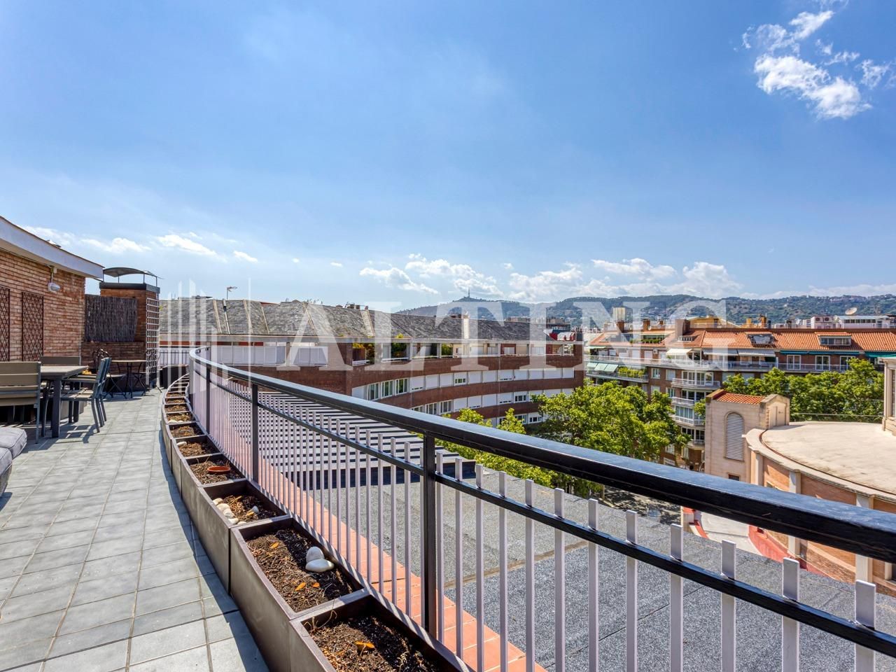 Terraza de Piso de alquiler en  Barcelona Capital con Aire acondicionado, Calefacción y Parquet