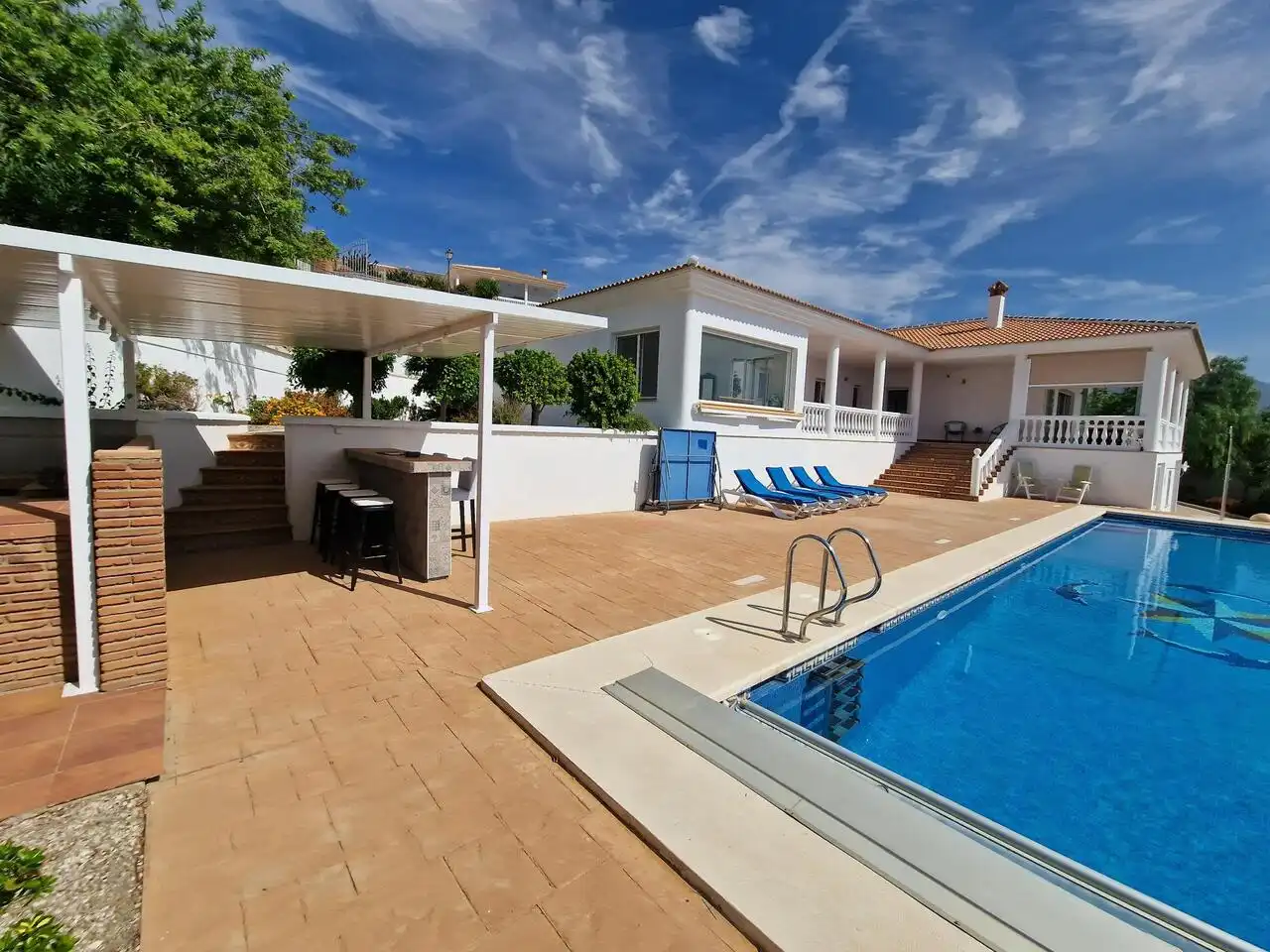 Piscina de Casa o chalet en venta en Periana con Aire acondicionado, Terraza y Piscina