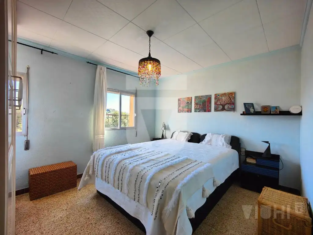 Bedroom of Attic for sale in Montgat  with Air Conditioner, Heating and Parquet flooring