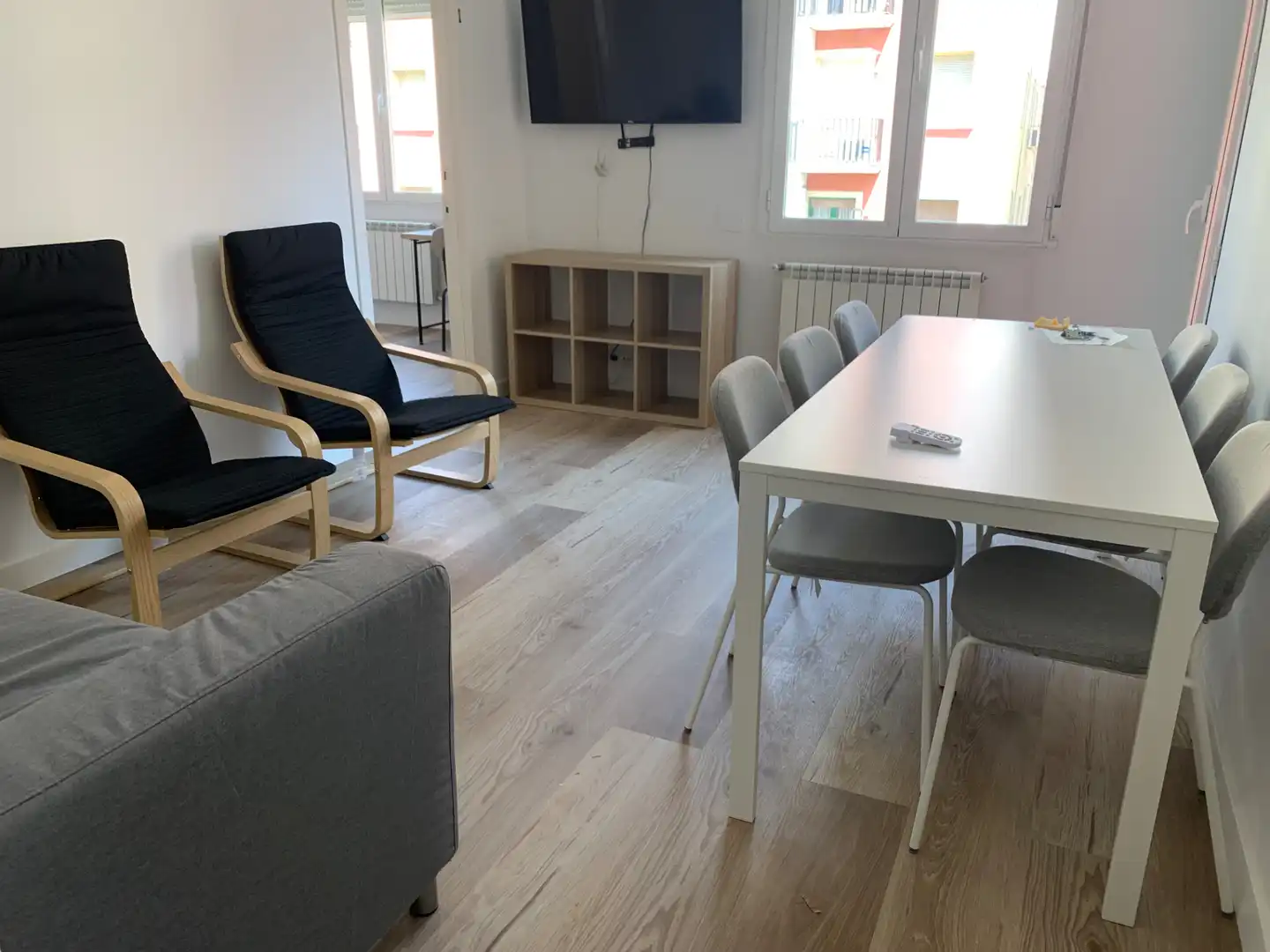 Living room of Flat for rent in Madrid  with Air Conditioner, Heating and Terrace