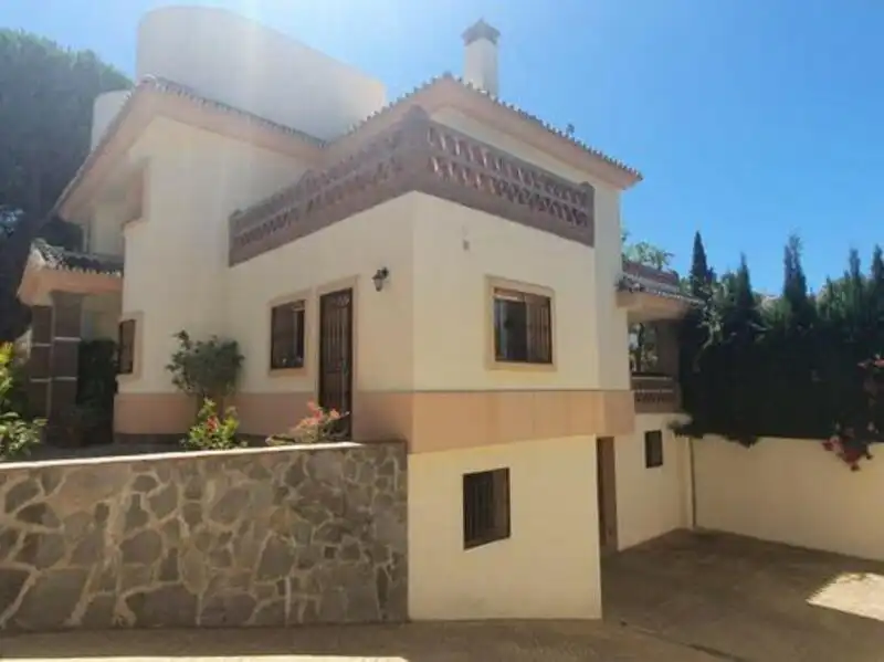 Exterior view of Houses for rent in Marbella  with Air Conditioner, Heating and Private garden