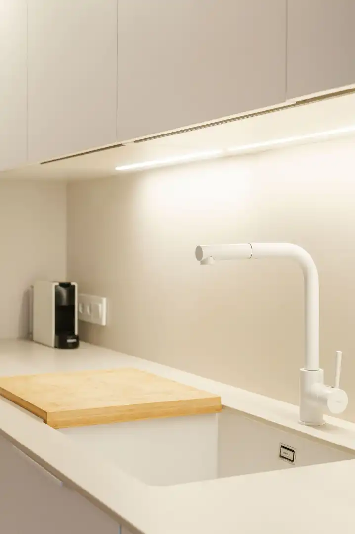 Kitchen of Flat for rent in Valencia  with Air Conditioner, Heating and Furnished