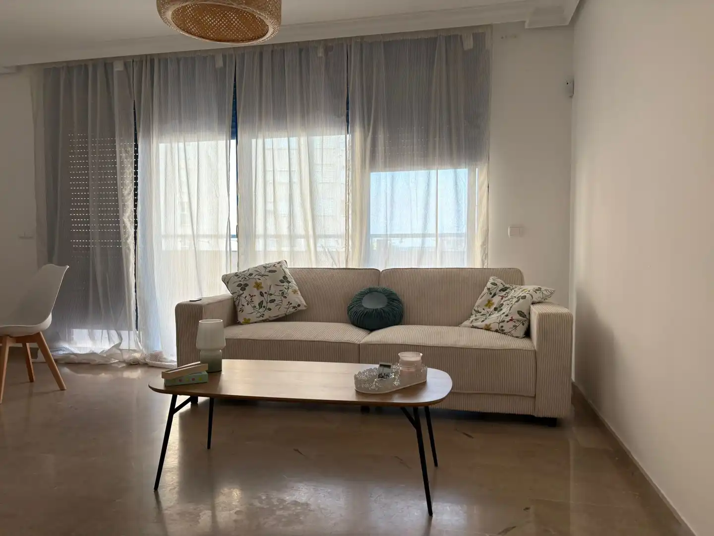 Sala de estar de Apartamento en venta en Calpe / Calp con Aire acondicionado, Terraza y Piscina