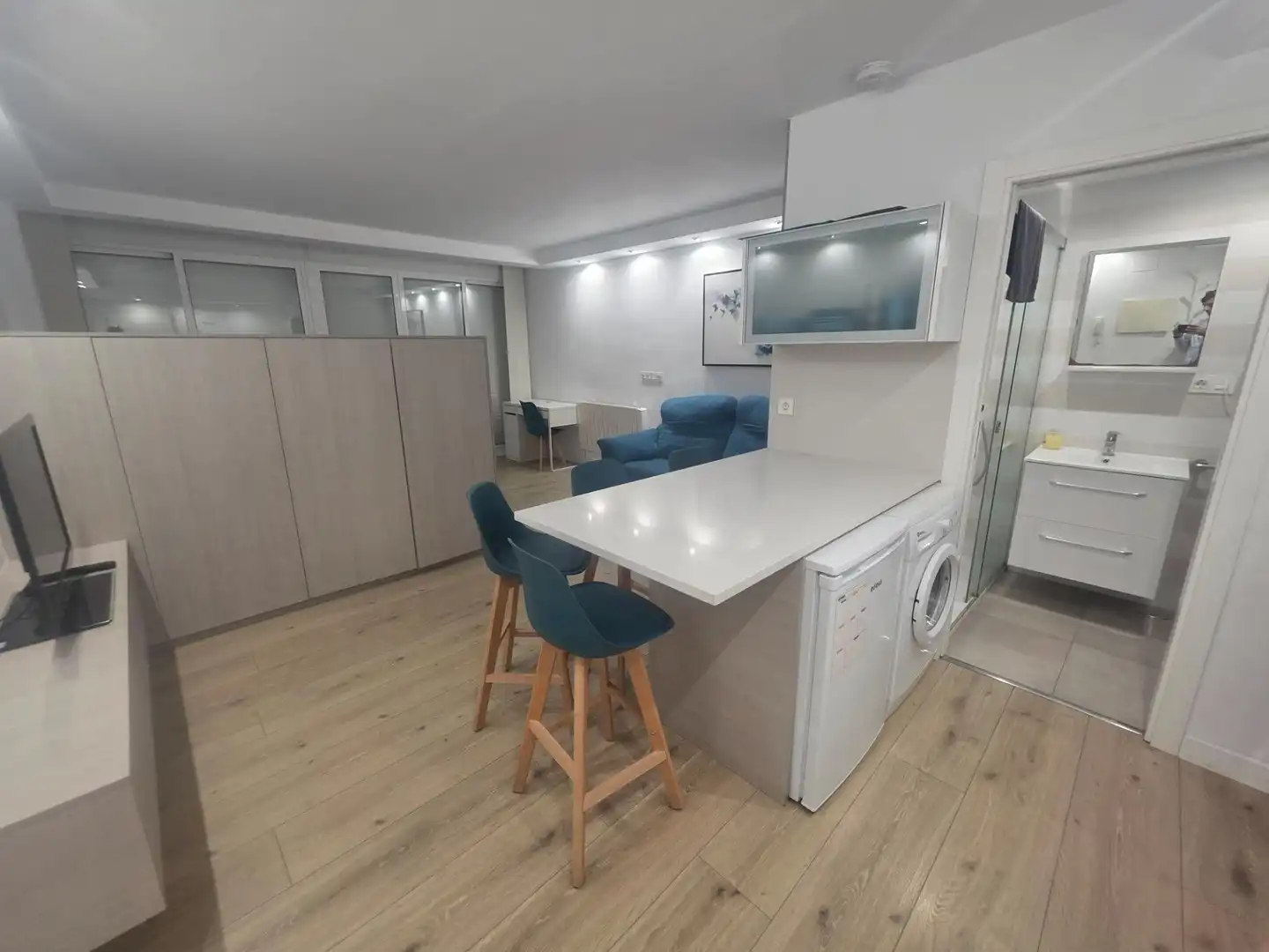 Cocina de Estudio de alquiler en Ensanche - Sar