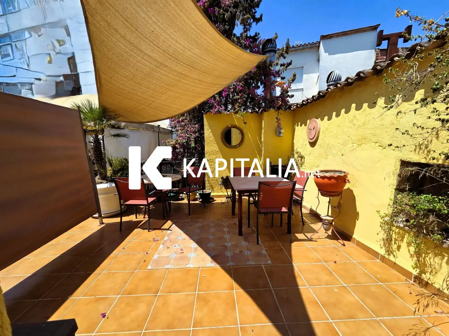Terraza de Finca rústica en venta en Ontinyent con Aire acondicionado, Jardín privado y Balcón