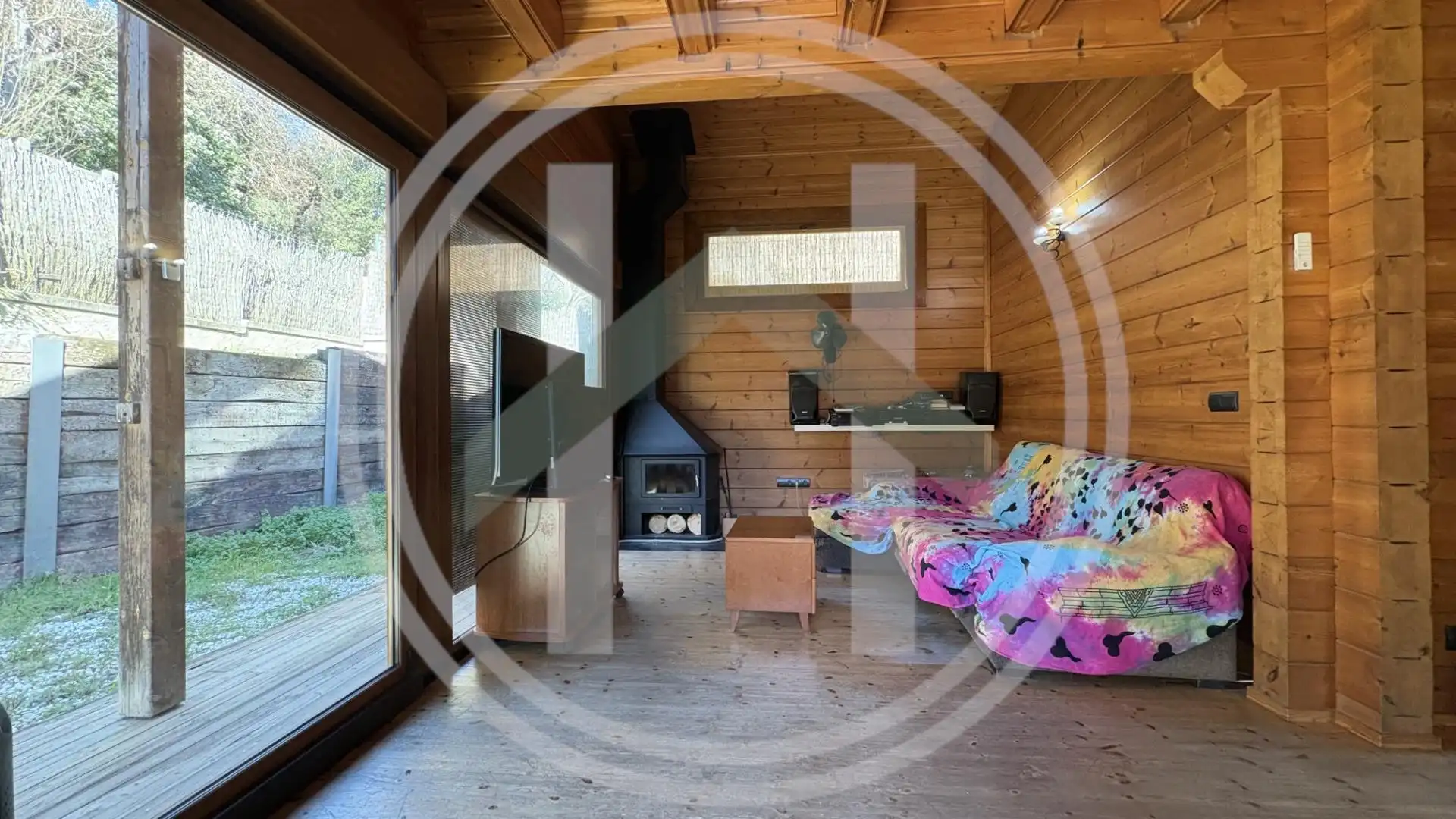 Sala d'estar de Casa o xalet en venda en Gualba amb Terrassa