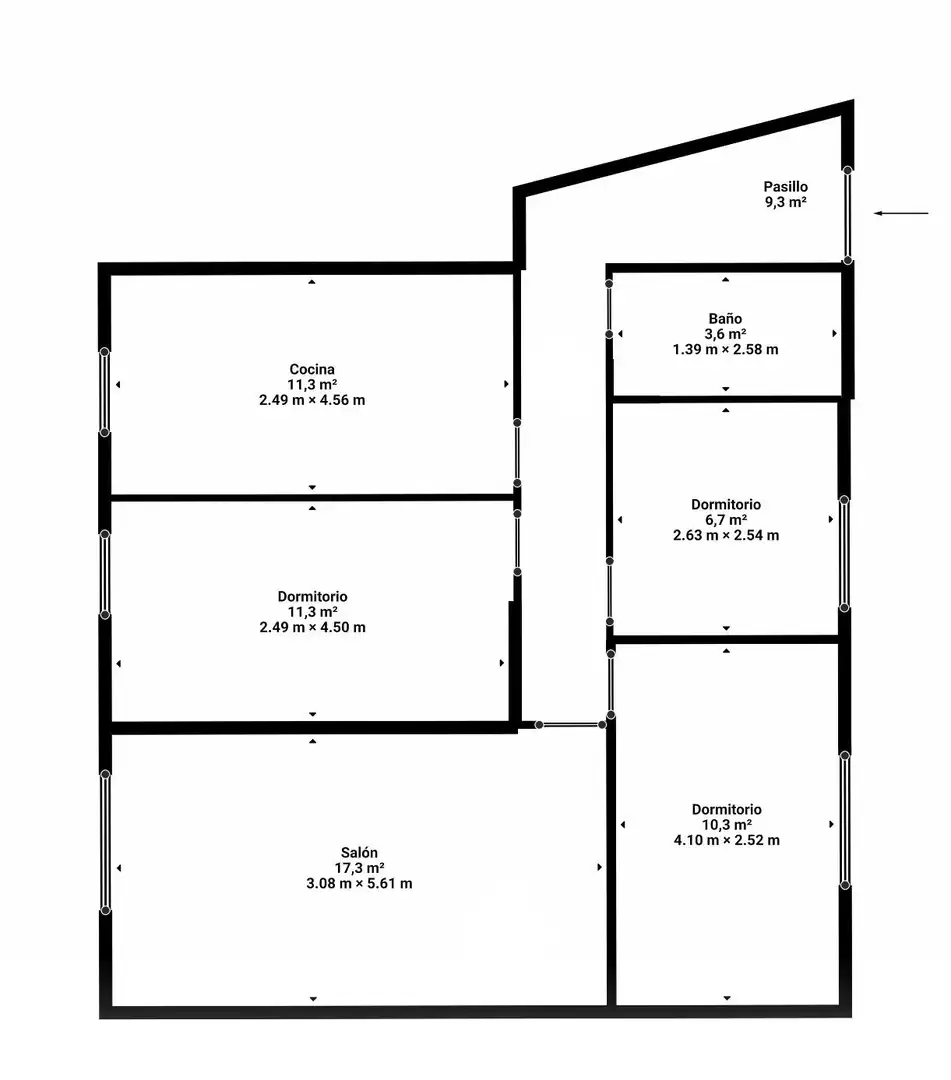 Piso en venta en Siero con Calefacción, Trastero y Amueblado