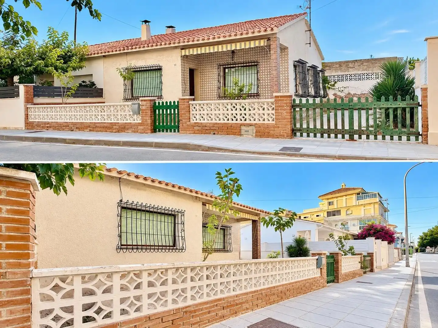 Casa aparellada amb jardí en venda a Torre de la Horadada