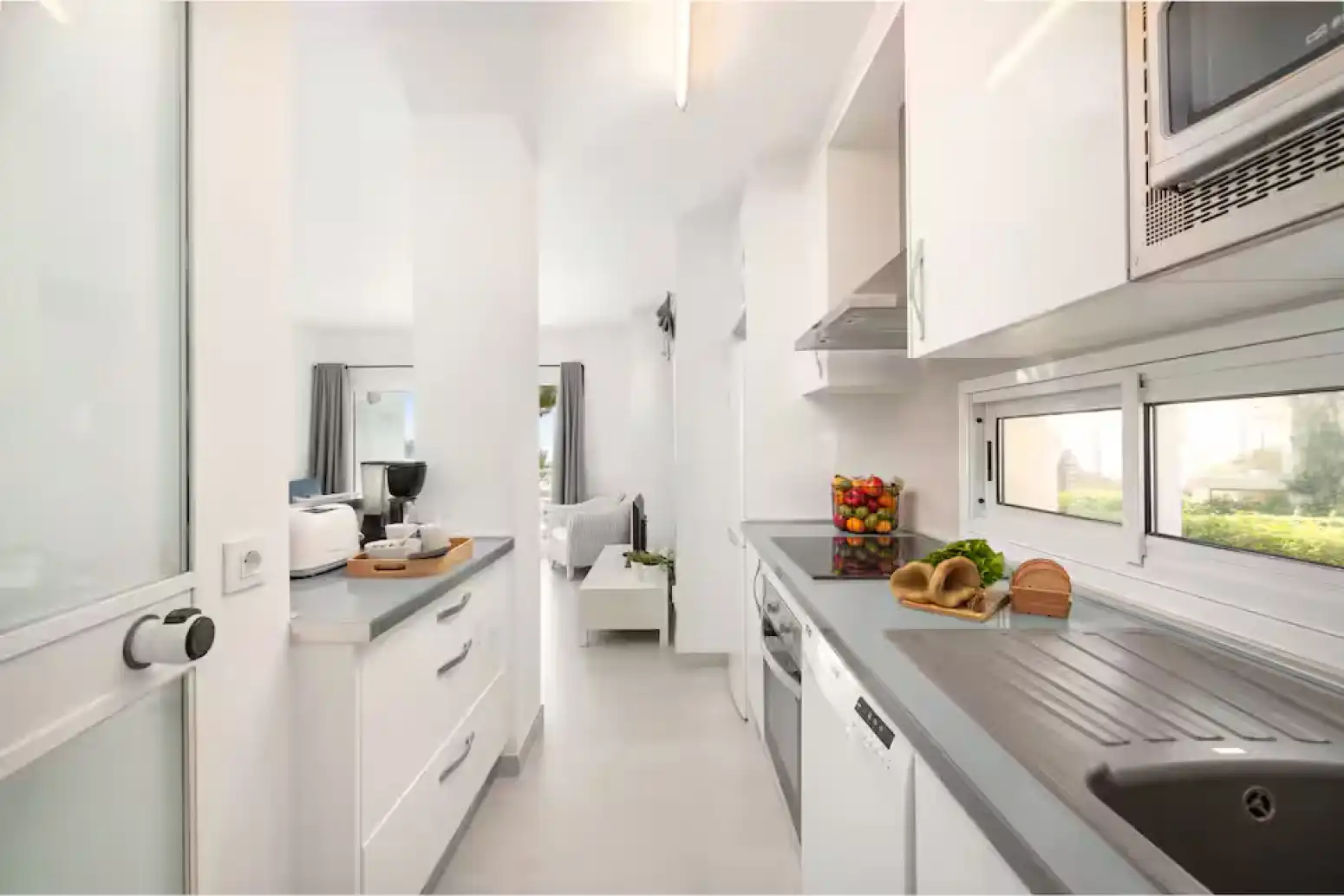 Küche von Wohnung zur Miete in Alcúdia mit Klimaanlage, Heizung und Terrasse